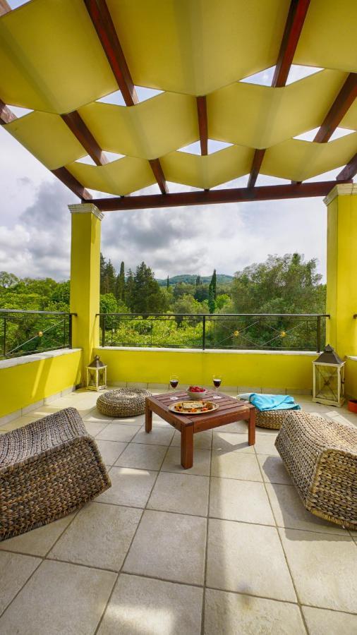 Villa Zen Stone House Agios Georgios Pagon Exterior foto