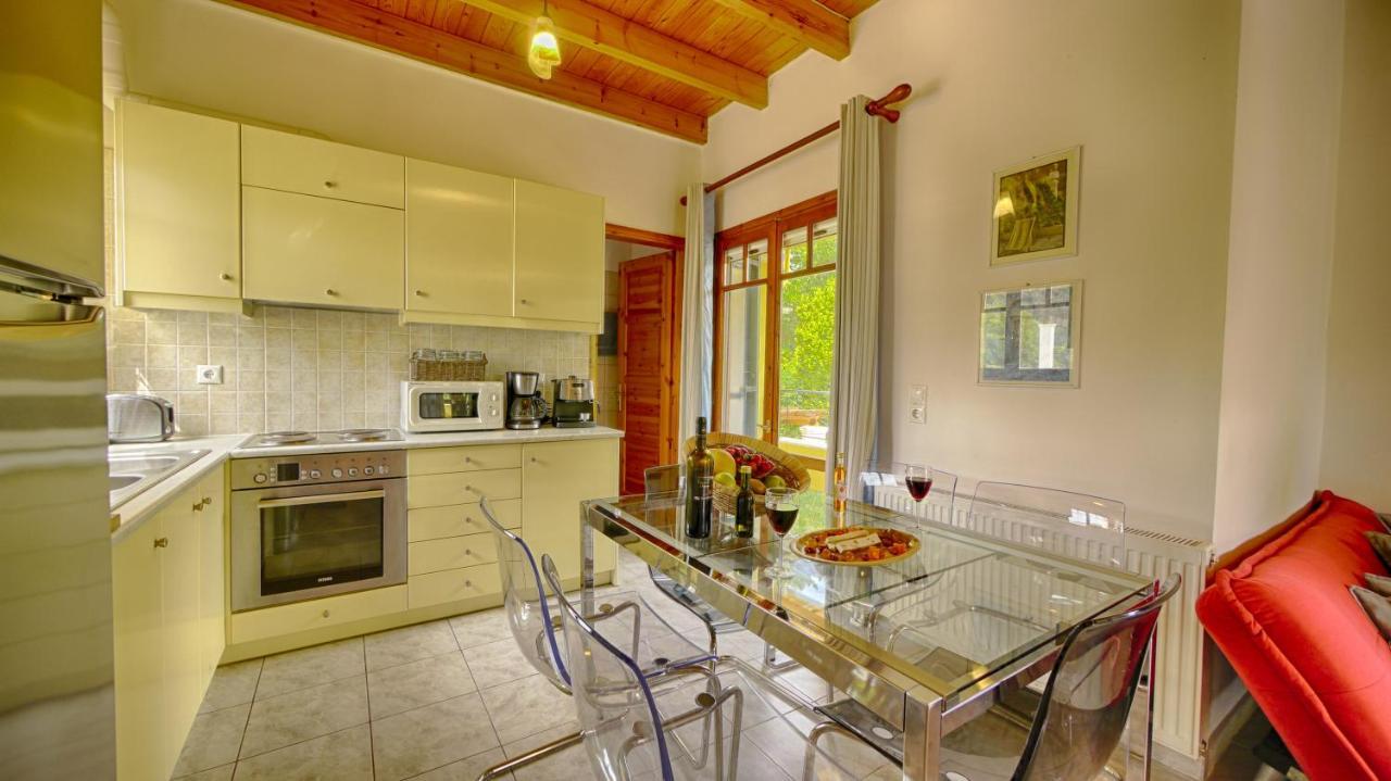 Villa Zen Stone House Agios Georgios Pagon Exterior foto